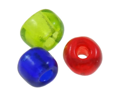 20 gram Rocailles mix Transparant