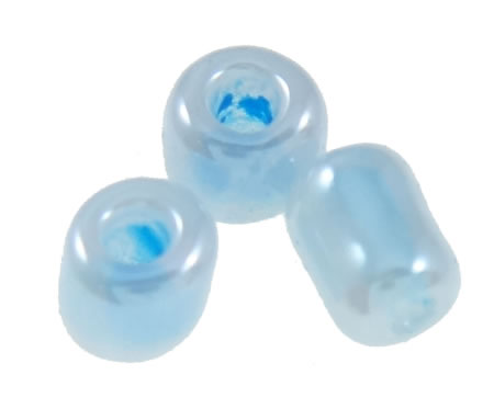 20 gram Rocailles Licht Blauw Paarlemoer