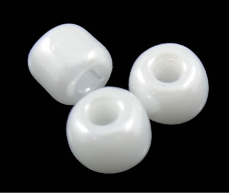 20 gram Rocailles Wit 2 mm