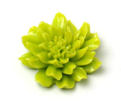 1x Cabochon Lime 24 mm