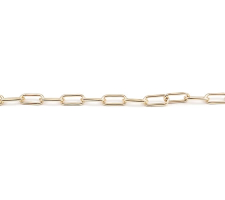 1x Armbandje Goldplated 22 cm