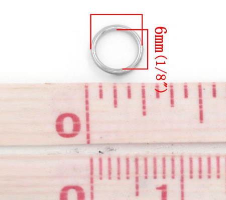 Open Ring  Donker Zilver