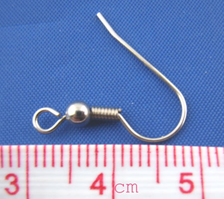 50 stuks Donkerzilveren oorbelhaakjes (25 paar)