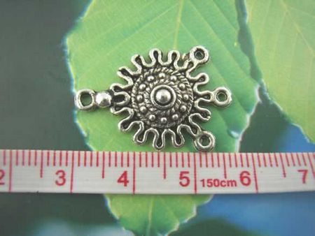 1x Ornament donker zilver 1-3