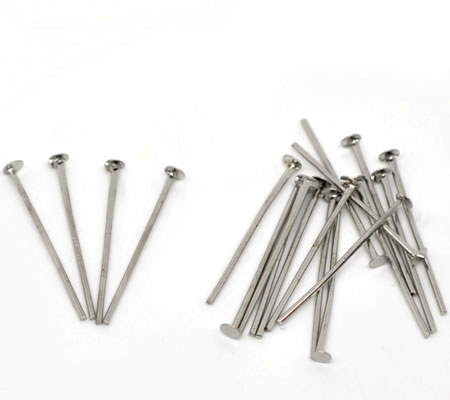 700x nietstiften donker zilver 22mm