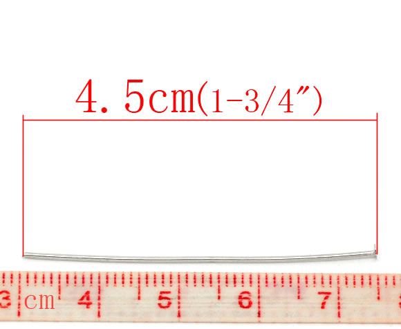 350x nietstiften donker zilver 45 mm