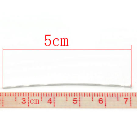 300x nietstiften donker zilver 50 mm