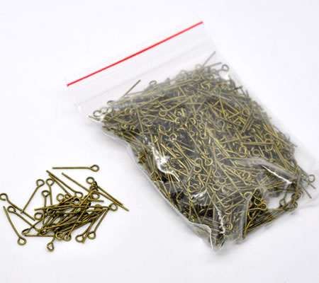 900x kettelstiften Brons 16 mm