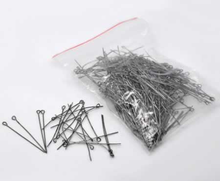 50x Kettelstiften Antraciet 45 mm