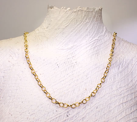 4 meter Goudkleurige ketting