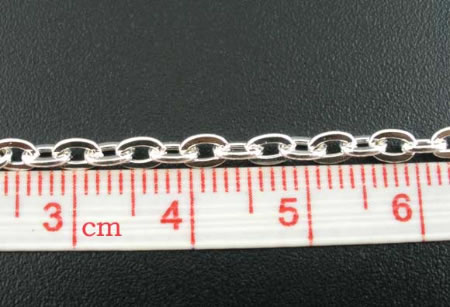 5 meter ketting Licht zilver