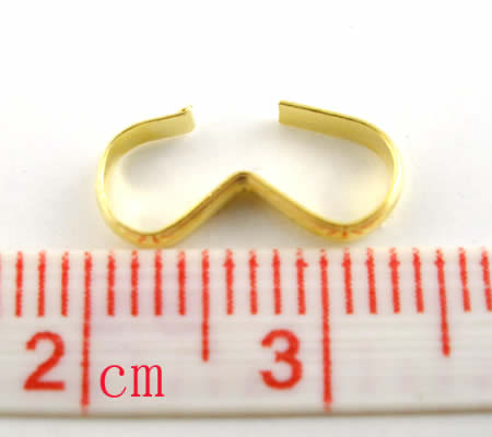 10x Koordklem Goudkleurig W-Connector