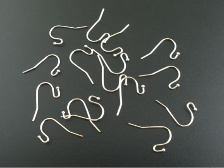 10 paar oorbelhaakjes Donker zilver