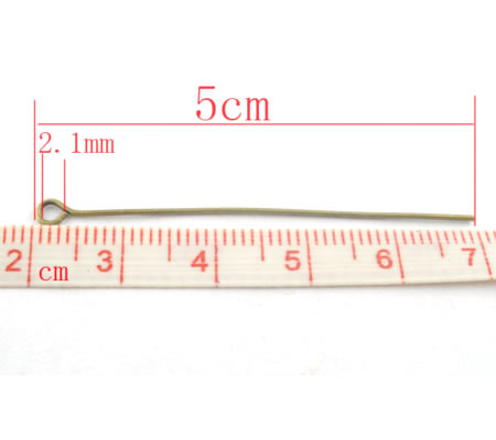 300x Kettelstiften Brons 45 mm