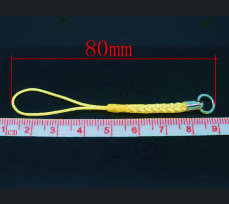 Telefoonkoordje Fel Geel