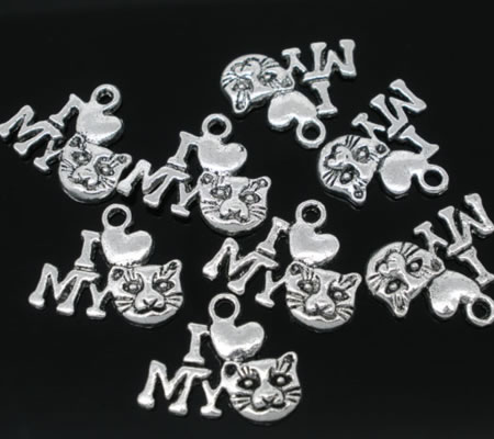 1x Bedel Kat "I Love My Cat"