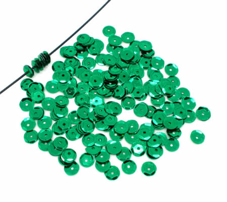 250 stuks Pailletten groen