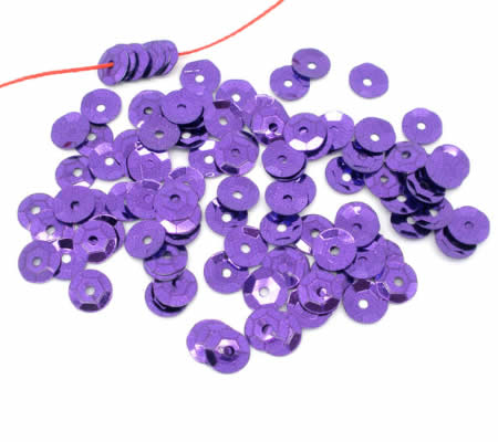 250 stuks Pailletten Paars