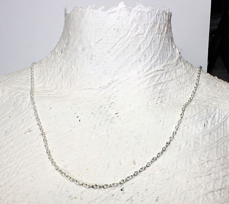 Ketting / Jasseron Licht Zilver Schakel 3.5 x 2.5 mm