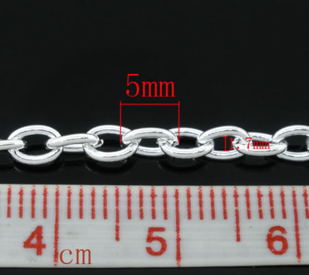 5 meter Ketting Licht Zilver