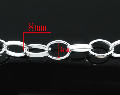 4 Meter Ketting Licht Zilver