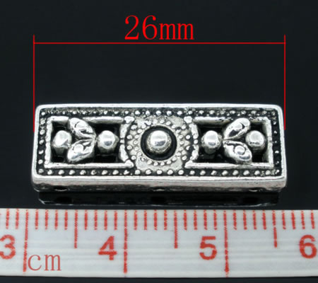 1x Verdelertje 5-gaats Antiek Zilver