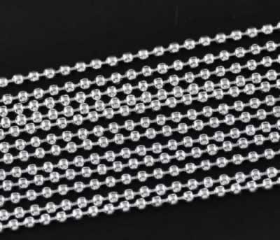 Ballchain Licht Zilver 2.4 mm