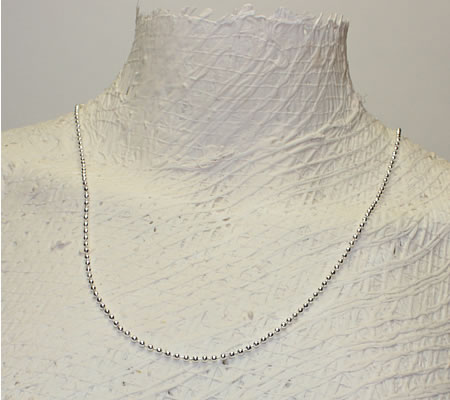 Ballchain Licht Zilver 2.4 mm