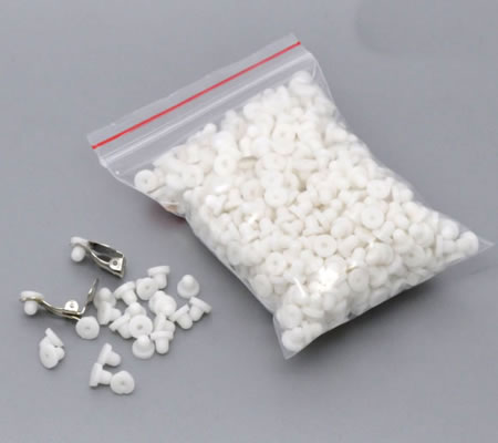 20 stuks witte rubberen stoppertjes