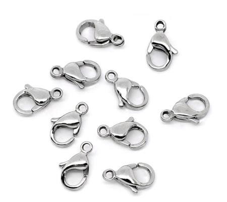 1x lobsterslotje Roestvrijstaal (304)