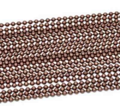 Ballchain ketting Roodkoper 2.4 mm