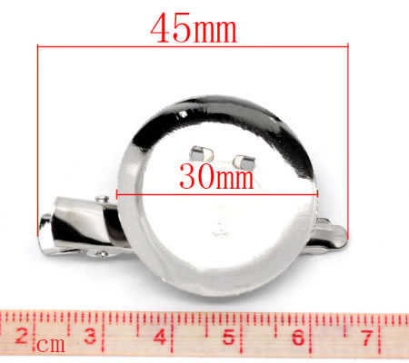 1x Plak Broche of Haarspeld