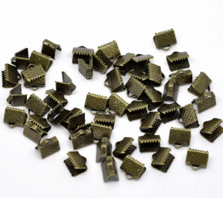 2x Koordklem Brons 8 mm