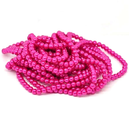 Snoertje Glasparel 6 mm fuchsia