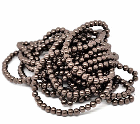 Snoertje Glasparel 8 mm Bruin