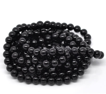 Glasparel Snoertje 10 mm Zwart