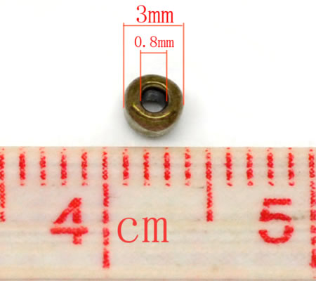 20 gram Gegalvaniseerd Rocaille Bruin