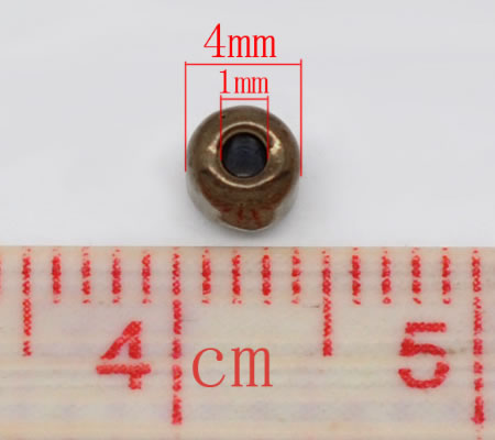 20 gram Gegalvaniseerd Rocaille bruin