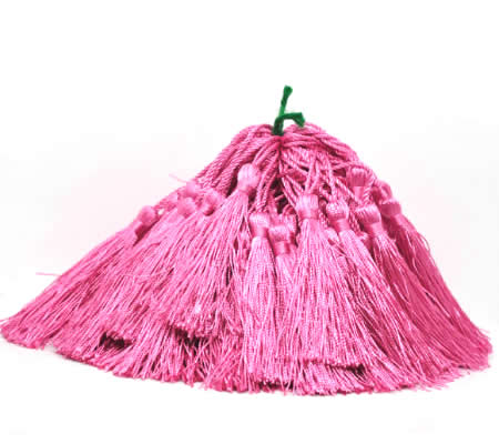 1x Kwastje Fuchsia 14 cm