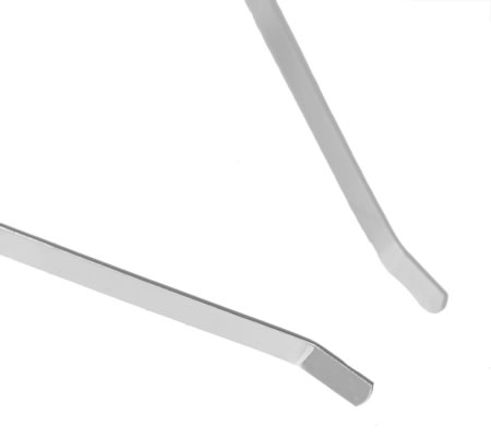 Diadeem Metaal 3 mm breed Donker Zilver