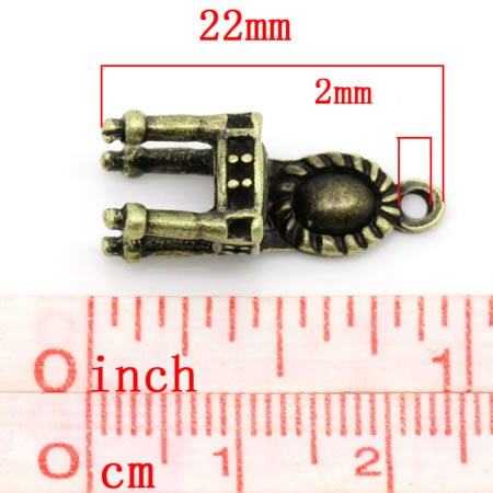 1x Bedel Stoeltje Brons