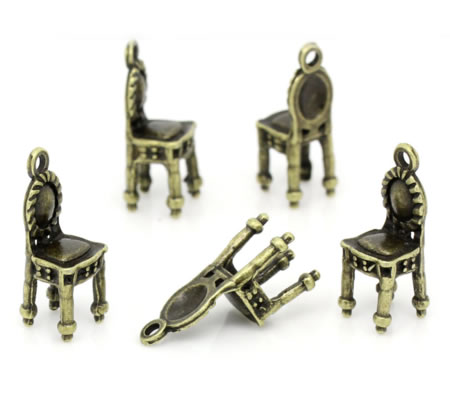 1x Bedel Stoeltje Brons