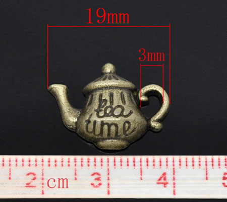 1x Theepotje Bedel Brons