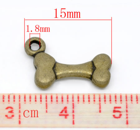 1x Bedel Honden Botje Brons