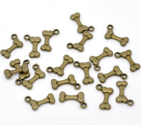 1x Bedel Honden Botje Brons