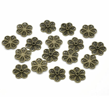 1x Filigrain ornament brons opengewerkt