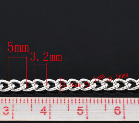 5 Meter Ketting Licht Zilver