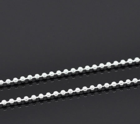 Ballchain licht zilver 2.0 mm