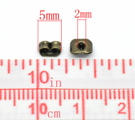 250 paar stoppertjes (500 stuks) Brons