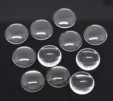 1 stuks glazen cabochon 20 mm